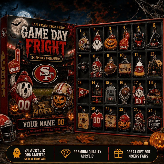 SF49 x NFL Customized Halloween Blind Box Advent Calendar 2026 Gift For Fan