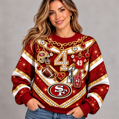 SF49 x NFL Luxury Bling Sweatshirt