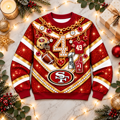 SF49 x NFL Luxury Bling Sweatshirt