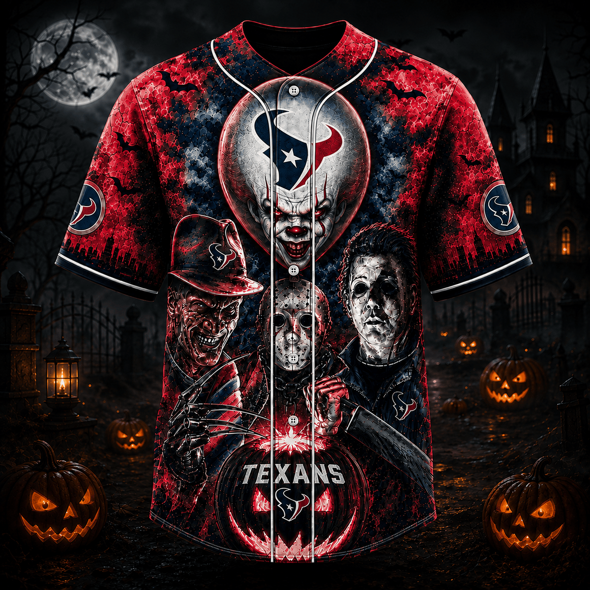 SIGNATURE NFL  X HT EXCLUSIVE Halloween Horror Jersey Limited Edtion
