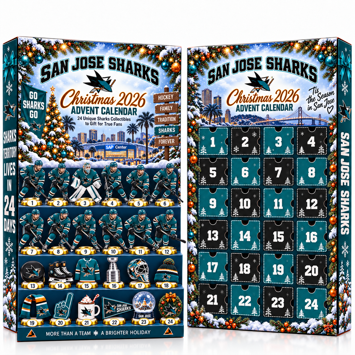 SJS x NHL Christmas 2026 Advent Calendar Blink Box