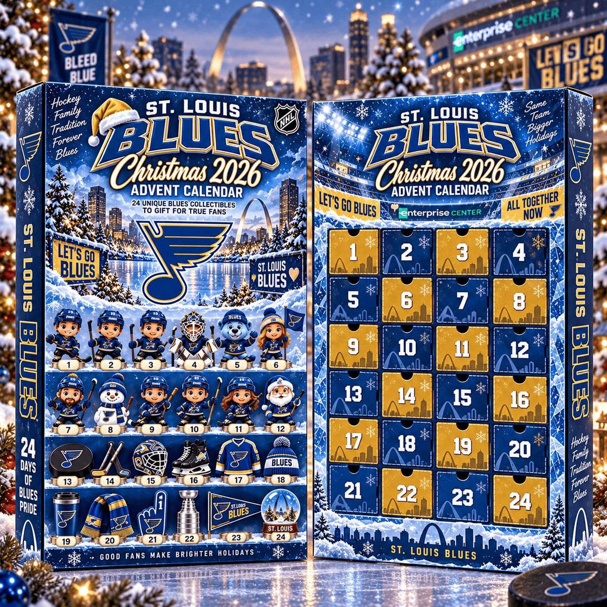 SLB x NHL team Advent Calendar Box New Style For Fan