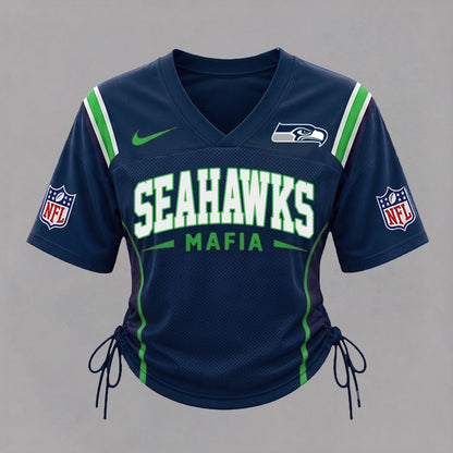SS Premium NFL Game Day Women Lace-Up Jersey Shirt