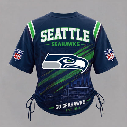 SS Premium NFL Game Day Women Lace-Up Jersey Shirt