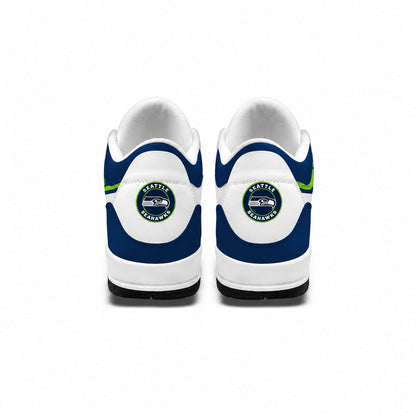 SS x NFL Basic White Genuine Leather JD03 Shoes Men and Women
