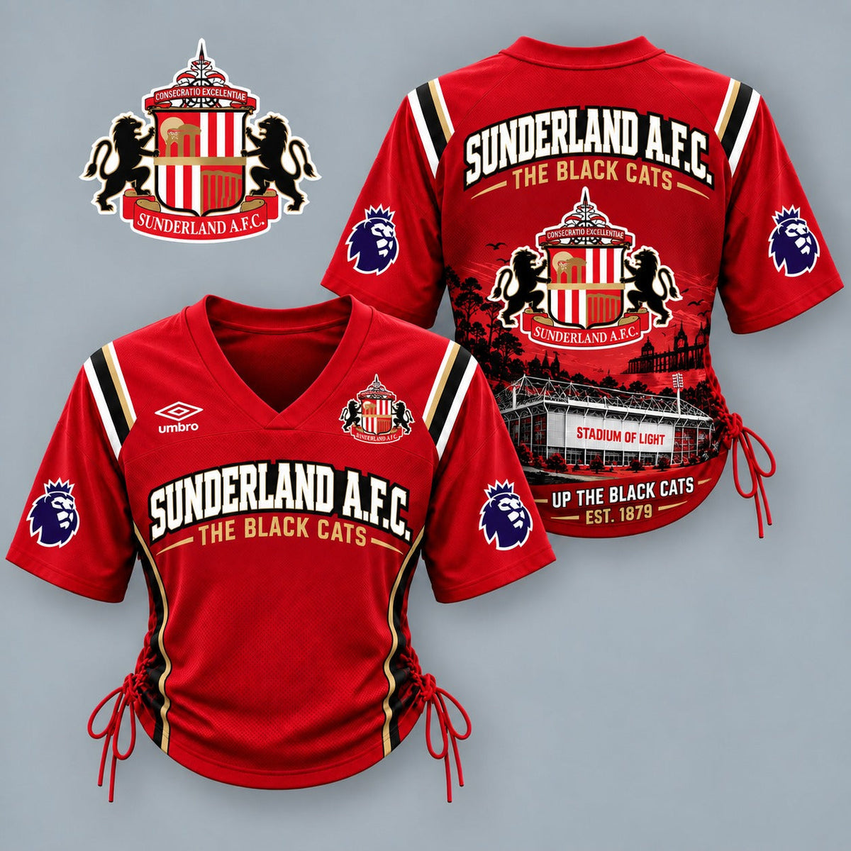 SUN Premium EPL Game Day Women Lace-Up Jersey Shirt