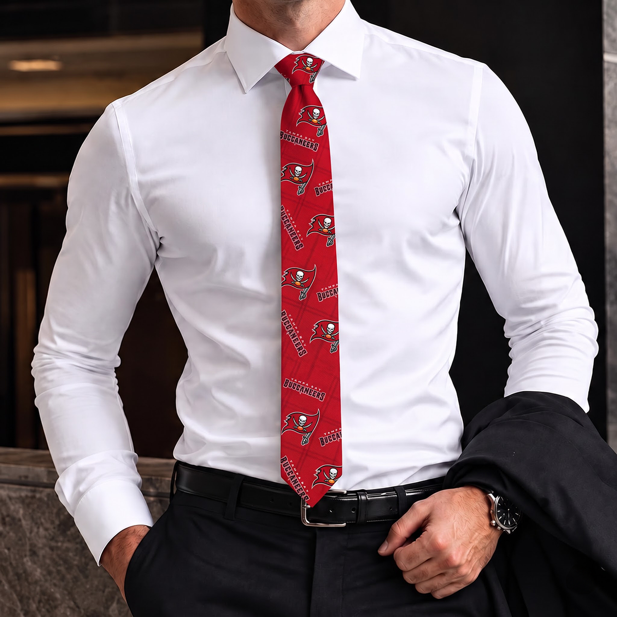 TBB x NFL Personalized Men NeckTie
