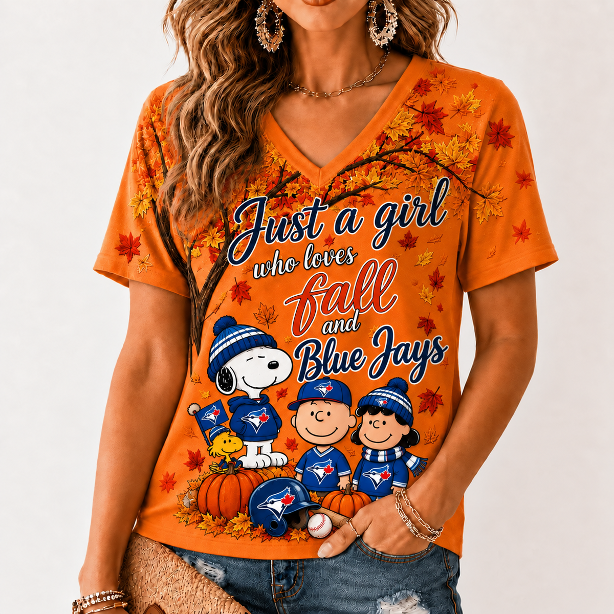 TBJ Premium MLB Fall Season V-Neck