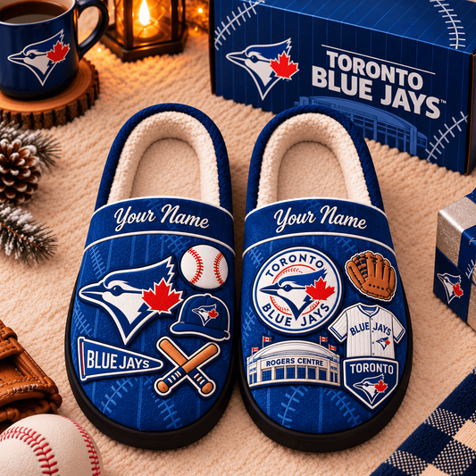 TBJ x MLB Game Day Personalized Name Slipper