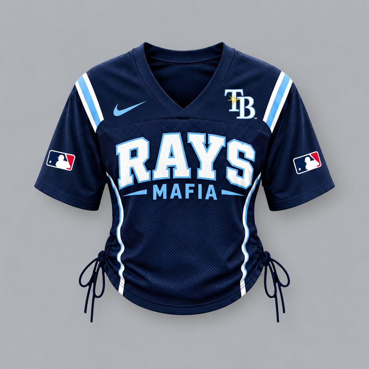 TBR Premium MLB Game Day Women Lace-Up Jersey Shirt