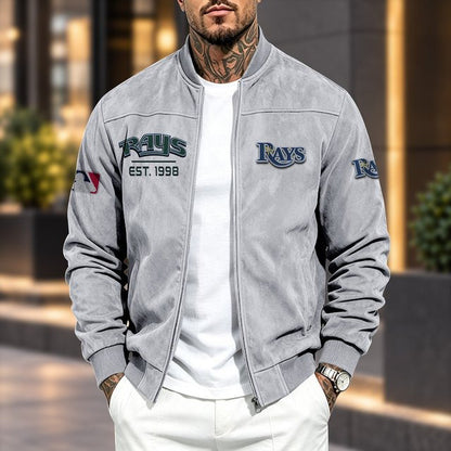 TBR x MLB Suede Bomber Jacket