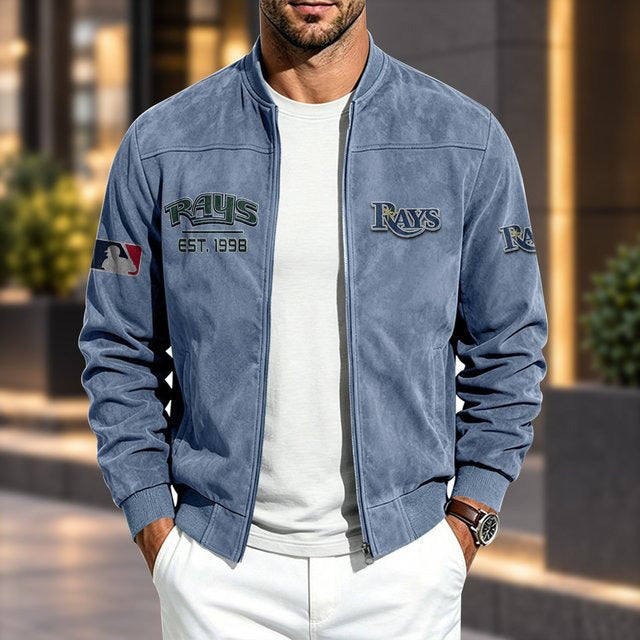TBR x MLB Suede Bomber Jacket