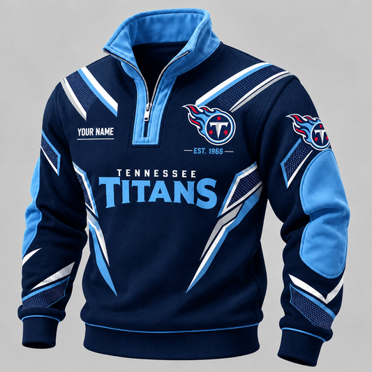 TEN x NFL Personalized Quarter Zip Sweatshirt