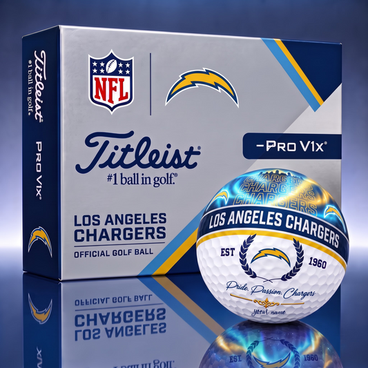 TITLIEST X SIGNATURE NFL LAC EXCLUSIVE BESPOKE NAME GALAXY  GOLF BALL V3  LIMITED EDITION
