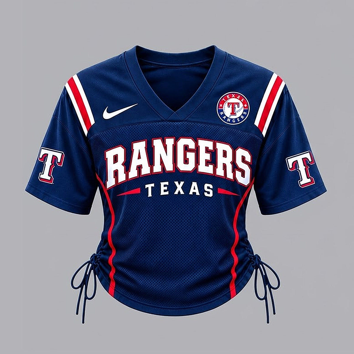 TR Premium MLB Game Day Women Lace-Up Jersey Shirt