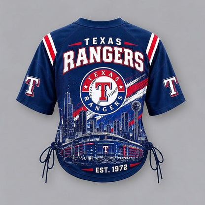 TR Premium MLB Game Day Women Lace-Up Jersey Shirt