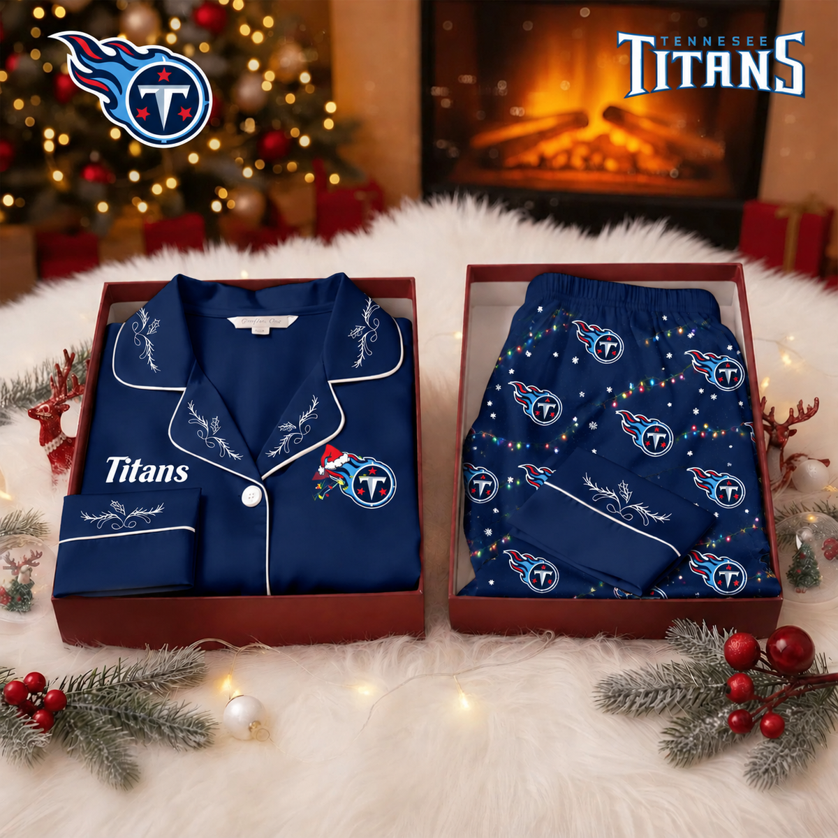 TT Premium NFL Christmas Cozy Pajama