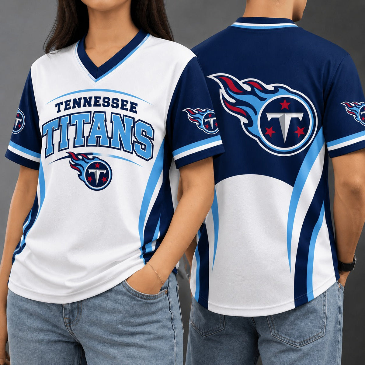 TT Premium NFL Team Spirit V-Neck Jersey