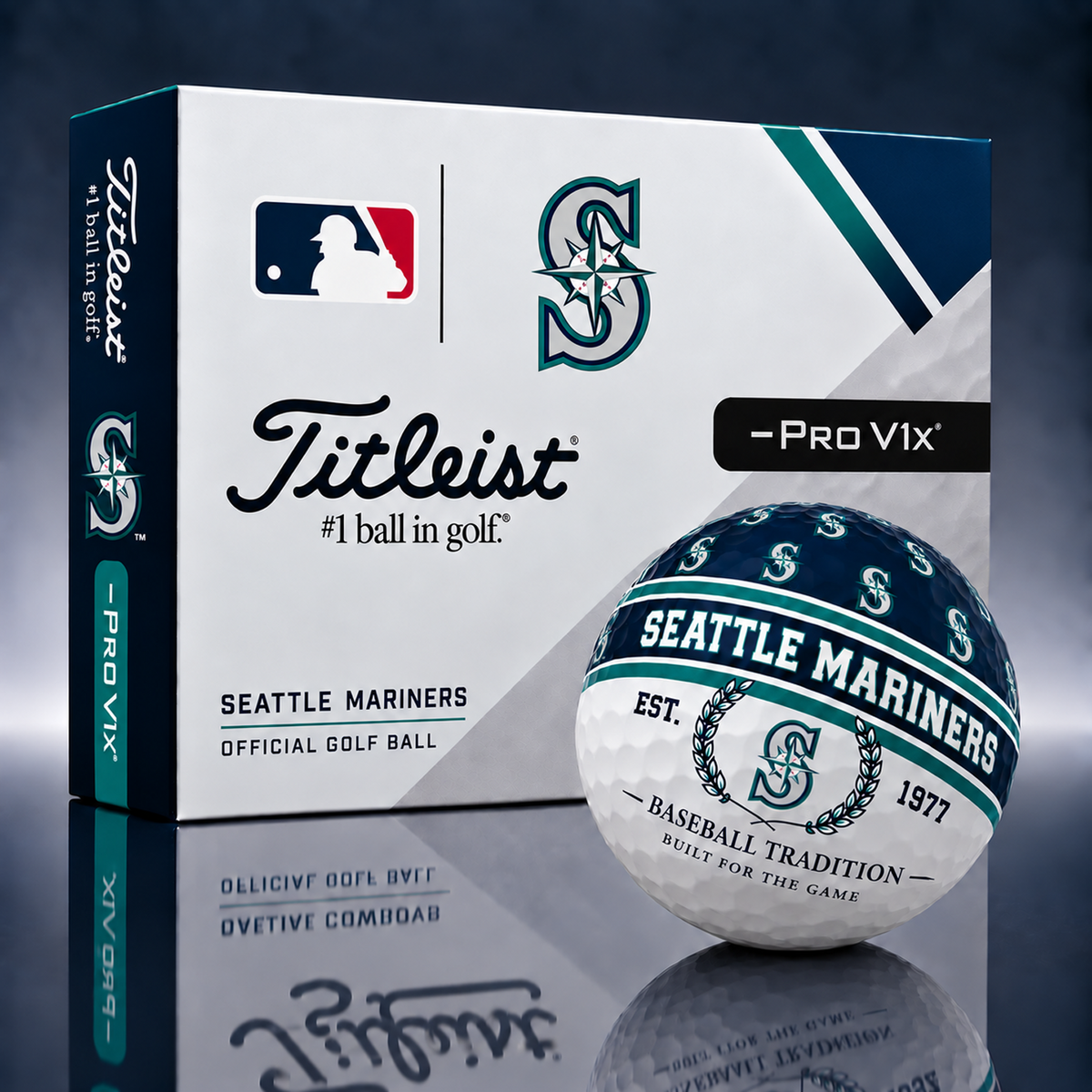Titleist X Premium MLB SEA PERSONALIZED GOLF BALL LIMITED EDITION 2909
