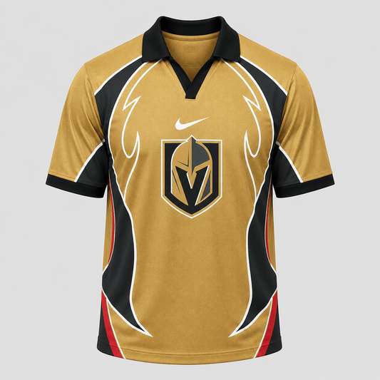 VGK Premium NHL Dynamic Curve Performance Polo Shirt