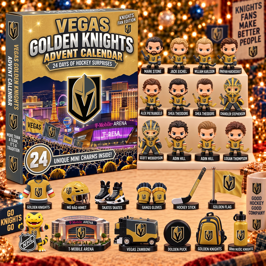 VGK x NHL Game Day Premium Personalized 24 Days Of Advent Calendar