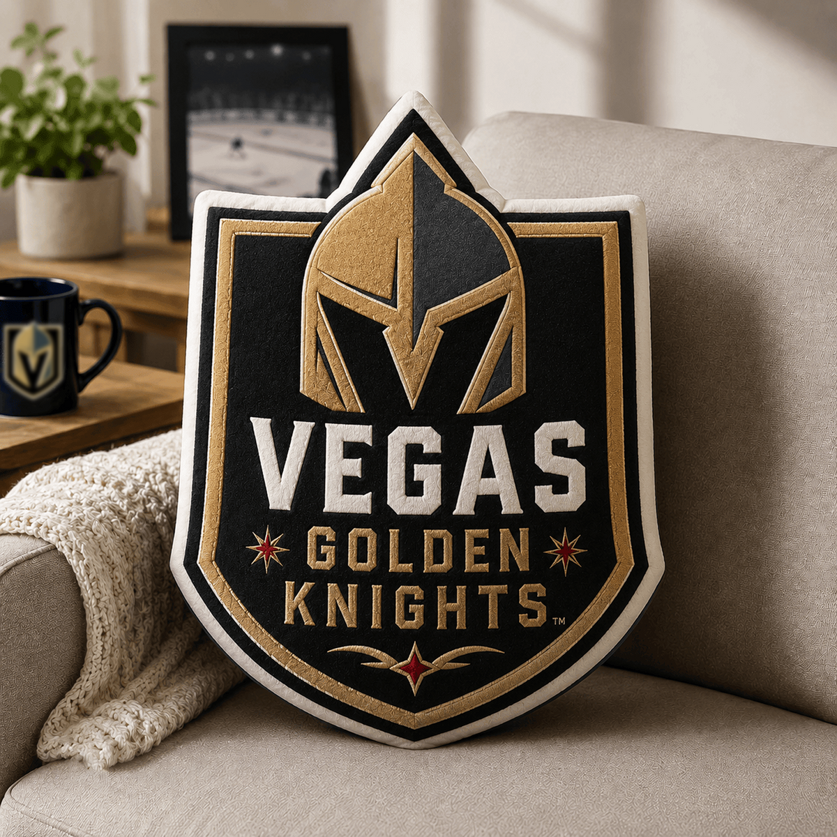VGK x NHL Premium Custom Shape Pillow Personalized