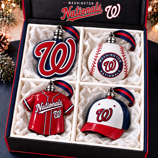WAS x MLB 3D Christmas Hanging Ornament