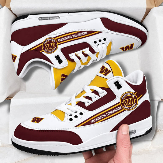 WC x NFL Basic White Genuine Leather JD03 Shoes Men and Women