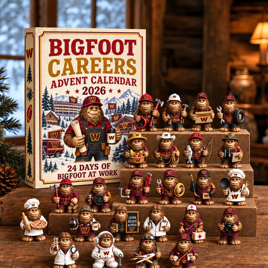 WC x NFL Personalized 24 Days Of Bigfoot Advent Calendar Blink Box