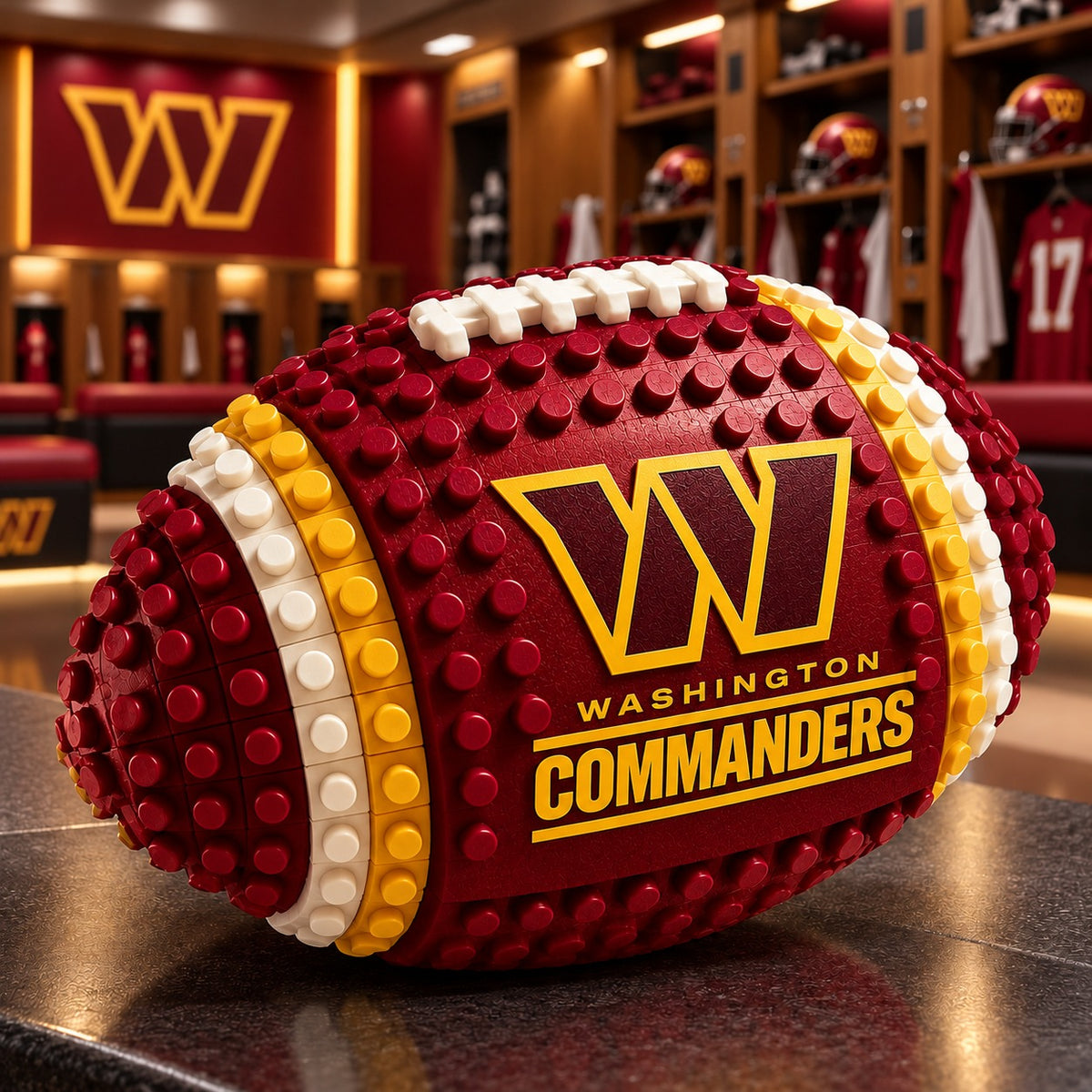 WC x NFL Team Building Block Football Set