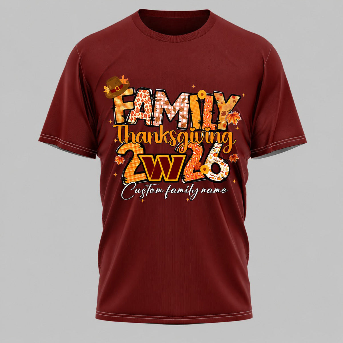 WC x NFL Thanksgiving 3D Shirt