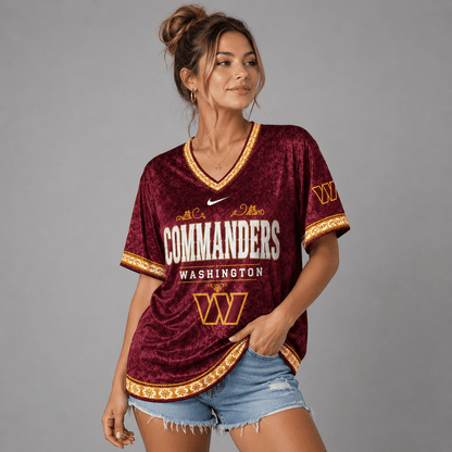 WS Premium NFL Classic Floral Satin Shirt