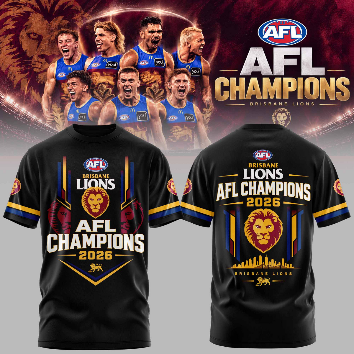 PREMIUM AFL X BL THANK FOR MEMORIES CHAMPIONSHIP TSHIRT V5 LIMITED EDITION NDT VHM 2026